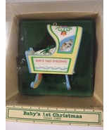 1983 Vintage Hallmark Keepsake Ornament Baby&#39;s First Christmas  - $14.84