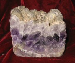 vintage geodes amethyst rock decorative bookend - £27.53 GBP