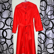 Stylish 1960&#39;s Betty Jean Belted Trench Coat w/pockets - £69.21 GBP