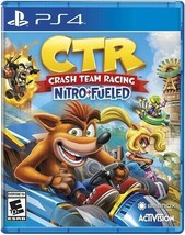 Crash Team Racing Nitro Fueled PS4 New! Ctr! Speed Race, Family Game Party Night - $39.59