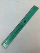 Green Alvin Shatter Resistant 12" Ruler FL02 See Through Acrylic 12" Inch - $7.53