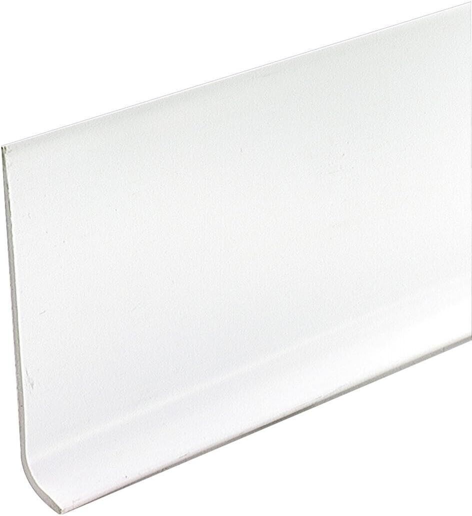 M-D 73897 Vinyl Dryback Wall Base Roll 4&quot; H X 60&#39;ft. L Prefinished White... - $48.51