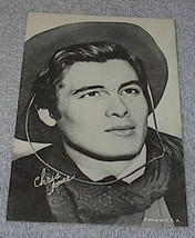1960's Carnival Arcade Card Western Movie Star Chris Jones - £4.78 GBP