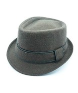 Bruno Capelo Headwear Wool Blend Fedora Hat FD-123/5 (Medium, Brown) - £17.52 GBP