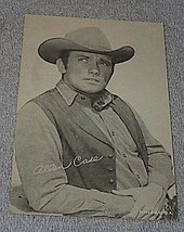 1960's Carnival Arcade Card Western TV Star Allen Case The Deputy - £4.78 GBP