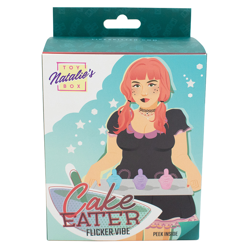 Natalie's Toy Box Cake Eater Clit Flicker Stimulator-Purple