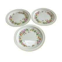 3 Plates Royal Domino Collection Spring Garden 7.5&quot; Japan Vintage Salad ... - £22.60 GBP