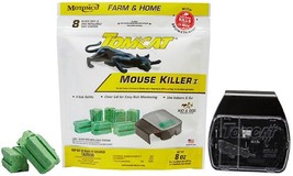 Tomcat 22778 Refillable Kid &amp; Dog Resistant Mouse Bait Station 8 Pack - $36.95 CAD