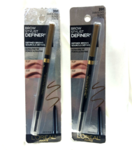 2X L&#39;oreal Brow Stylist Eyebrow Definer Ultra Fine Tip Pencil  391 Dark ... - $18.90