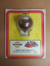 Vintage NOS Cal Custom Bug Power &quot;Woody&quot; Walnut Shift Knob for VW #2097 - £200.77 GBP