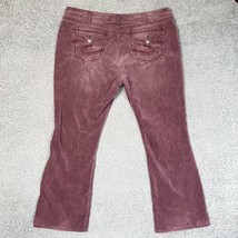 Silver Suki Surplus Corduroy Jean Womens 42 Burgundy Bootcut Stretch Pan... - £20.40 GBP