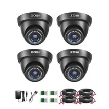 4 Pack 1080P 1920Tvl Hd-Tvi Dome Security Cameras Indoor Outdoor Home Su... - £96.45 GBP