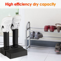 2-Shoe Electric Shoe Dryer Warmer Portable Adjustable Boots Socks Home W/Timer - £51.78 GBP