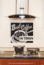 Best Coffee In Town - Vinyl Wall Art Decal - £21.53 GBP