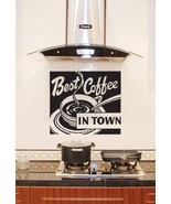 Best Coffee In Town - Vinyl Wall Art Decal - $503.78 MXN