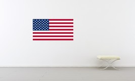 Old Glory American Flag - Vinyl Wall Art Decal - £38.60 GBP