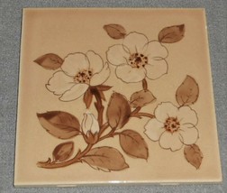 Franciscan CAFE ROYAL PATTERN Ceramic Tile MADE IN USA - $15.83