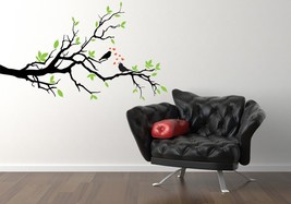 Branch in the Spring with Love Birds - Vinyl Decal - $45.00