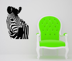 Zebra Head - Vinyl Wall Art Decal - £27.34 GBP