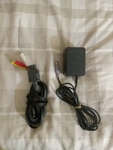 Super Nintendo/SNES Official AC Adapter Power Cord + Original AV Video Cable OEM - £24.50 GBP