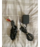 Super Nintendo/SNES Official AC Adapter Power Cord + Original AV Video C... - £24.42 GBP