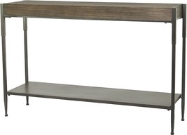 Deco 79 Industrial Metal Console Table, Gray - $251.99