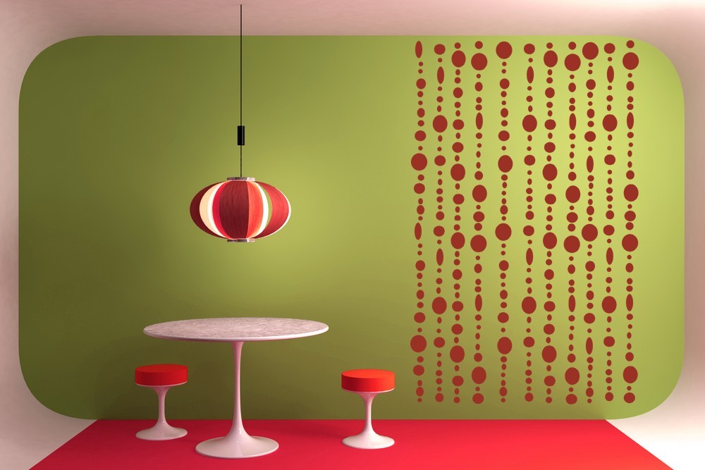 Primary image for Beaded Curtain - Vinyl Wall Art Decal