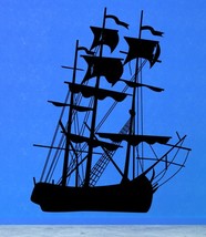 Blackbeard&#39;s Pirate Ship - Vinyl Wall Art Decal - £29.68 GBP