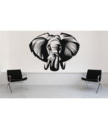 Elephant Face - Vinyl Wall Art Decal - $32.00