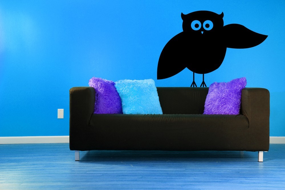 Primary image for Whimsical Owl - Vinyl Wall Art Decal