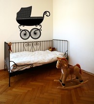 Baby Buggy - Vinyl Wall Art Decal - £30.05 GBP