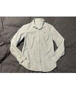 Vineyard Vines Women’s Light Blue Gingham Button Down Shirt Size 0 Cotton - €10,81 EUR