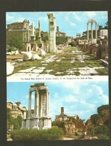 Vintage Roma Image of the Sacred Way and the Arch of Titus - 1964 - £9.53 GBP