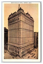 Book Cadillac Hotel Detroit Michigan MI WB Postcard V1 - £3.06 GBP