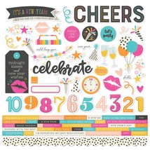 Happy New Year Cardstock Stickers 12&quot;X12&quot;- - $8.44