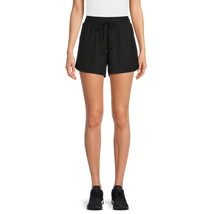 Athletic Works Women&#39;s Gym Shorts Black Soot L (12-14) - £12.51 GBP