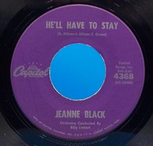 Jeanne &amp; Janie / Jeanne Black  45 Under Your Spell Again / He&#39;ll Have To... - $43.73 MXN
