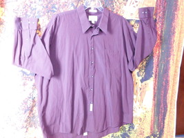 MEN&#39;S 100% COMBED COTTON LONG SLEEVE SHIRT BY ENRO / SIZE 19 (34-35) - $9.99