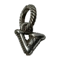 Brighton &quot; V&quot; Dangle Charm  ABC Letter Charm New - $10.88