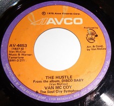 Van McCoy 45 RPM Record - The Hustle / Hey Girl Come &amp; Get It A8 - $3.95