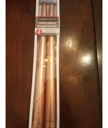 Luminessence Taper Candles Unscented Rose Gold 2 Pcs Candels - $27.00 CAD