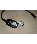 Dacor 5500 PSI SPG Pressure Gauge w Boot Console &amp; compass Scuba Dive 1f - €66,74 EUR
