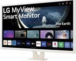 LG MyView 32SR53FS-W 32" Class Full HD Smart LCD Monitor - 16:9 - White ... - $263.69