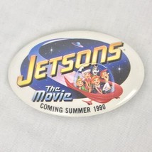 Jetsons The Movie Coming Summer 1990 Promo Pinback Button - £8.25 GBP