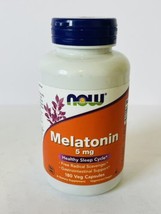 NOW Foods Melatonin - 5mg - 180 Veg Caps - Exp 12/2027 - £8.46 GBP