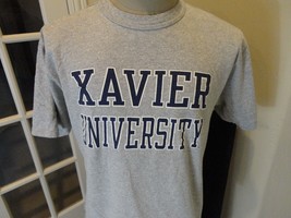 Vtg 90&#39;s Champion Xavier University Gray NCAA 88-12 T-shirt Adult L Rare Usa - £24.13 GBP