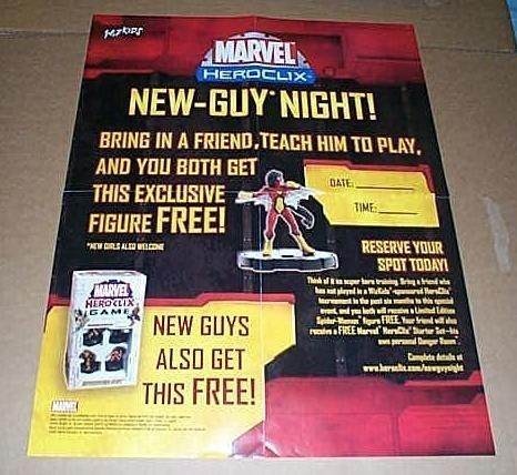 Primary image for RARE SPIDER-WOMAN MARVEL COMICS HEROCLIX FIGURE PROMO POSTER