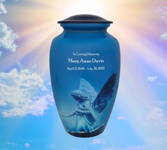 Blue Angel of Protection Cremation Urn - $129.95