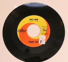 Peggy Lee 45 That Man - You Don&#39;t Know Capitol Records - £3.71 GBP