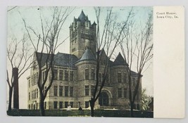 Vintage Court House in Iowa City IA Postcard -- 5.5&quot; x 3.5&quot; --  - £6.14 GBP